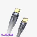 كابل بيانات شفاف Type-C إلى Type-C K670