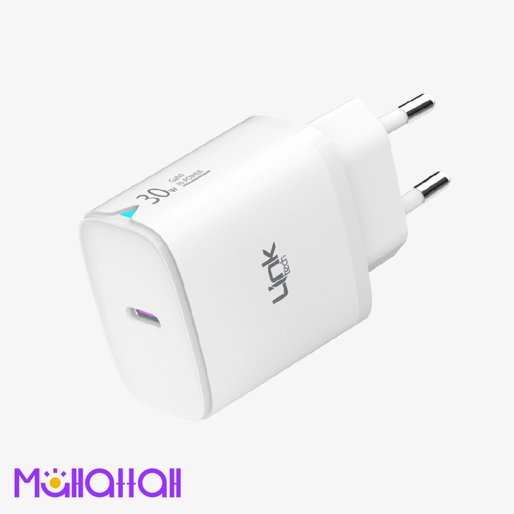 محول شاحن جوال جداري type c جداري Link C314 سريع بقوة 30 واط (1) محول شاحن جوال جداري type c