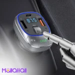 ⁦جهاز بث FM للسيارة GF17 - بلوتوث 5.0 مع شحن سريع PD & QC3.0 بقدرة 48 واط⁩ - الصورة ⁦3⁩