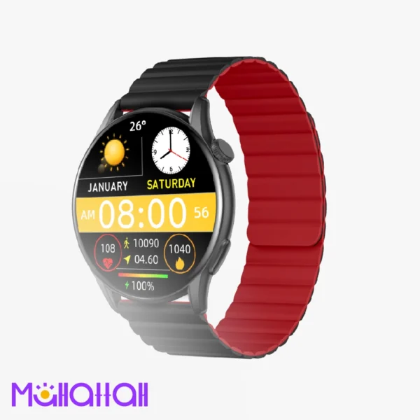 ساعة ذكية بشاشة AMOLED