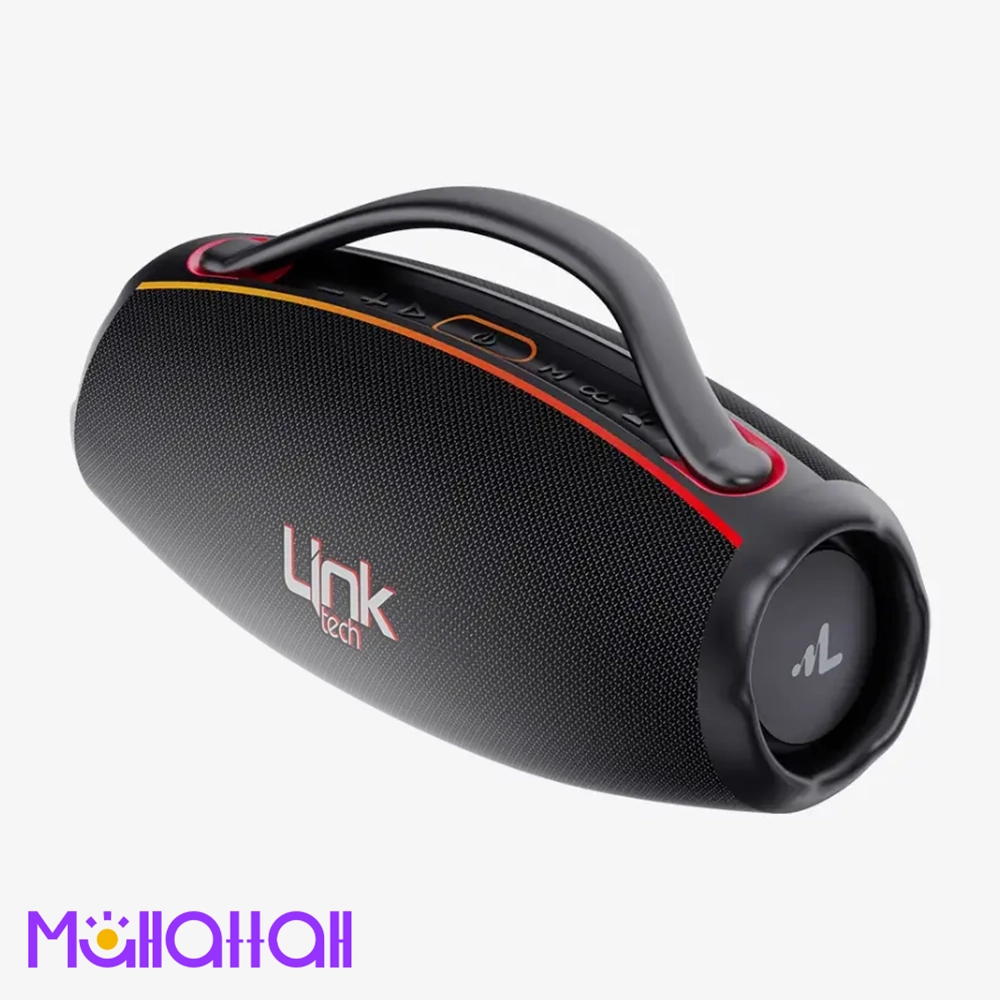 مكبر صوت بلوتوث صغيرلينك تيك M419 IPX6 بقدرة 160 واط وإضاءة LED ب2 منفذ مكبر صوت بلوتوث صغير