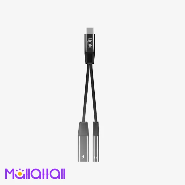 وصلة شاحن وسماعه USB-C